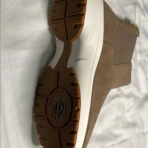 Ralph Lauren Brown Suede Sneakers